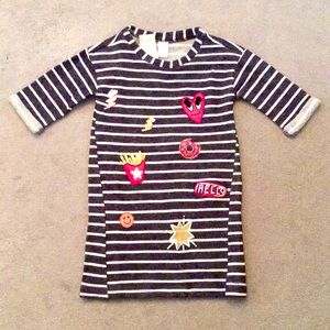 Gymboree Girls Emoji Fun Dress 5T NEW